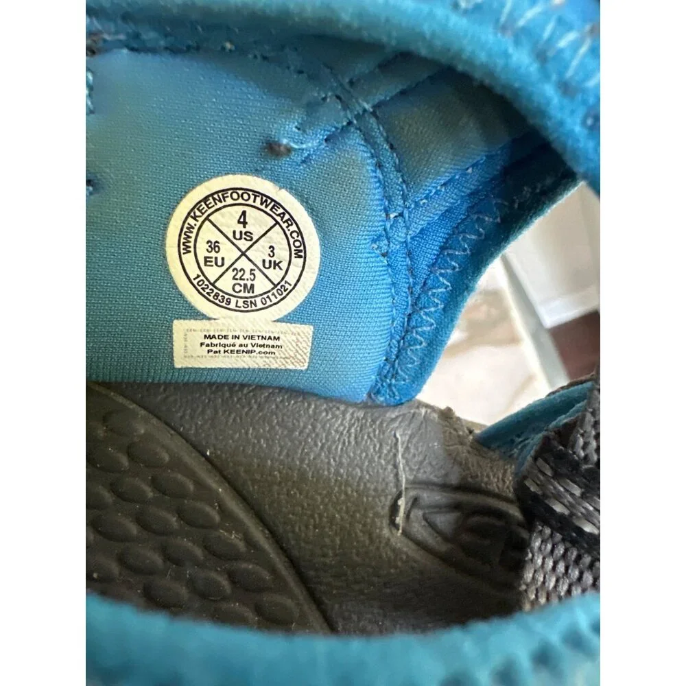 Keen Kids Newport H2 Sandals Gray/Blue Size‎ 4 US/36 EU Water-Friendly Shoes